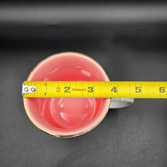 Davids Tea Pink Mittens Tea Cup Mug Coffee Gold Rim Read - Picture 10 of 10